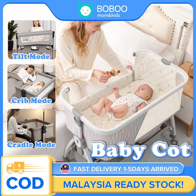 COD Baby Cot Portable Katil Baby Murah Cradle Sleeping Baby Bed Newborn