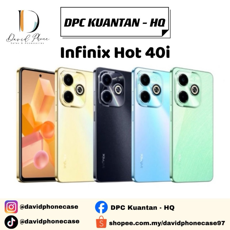 Infinix Hot 40i 8gb Ram 256gb Rom｜unisoc Tiger T606｜90hz Refresh Screen｜battery 5000mah｜fast 7578