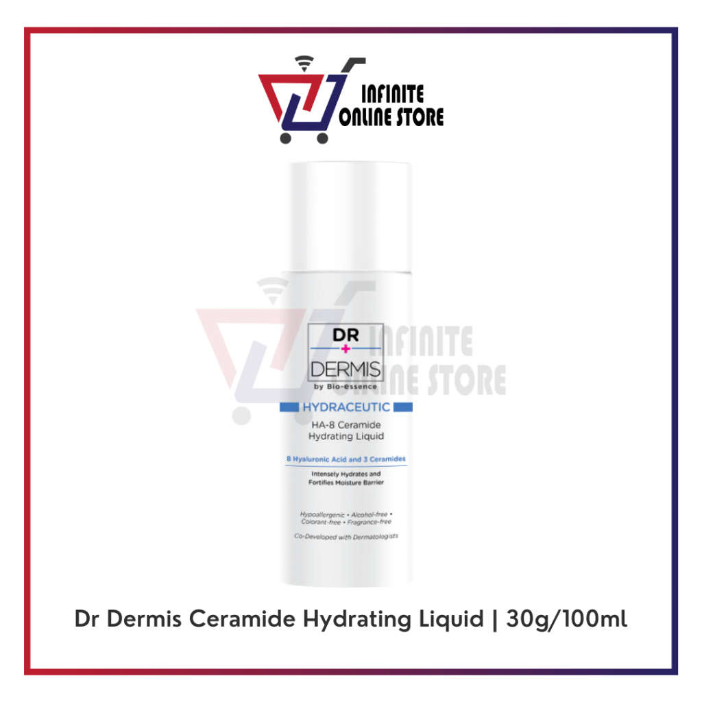 Dr. Dermis Hydraceutic HA-8 Ceramide Hydrating Liquid (30g / 100ml ...