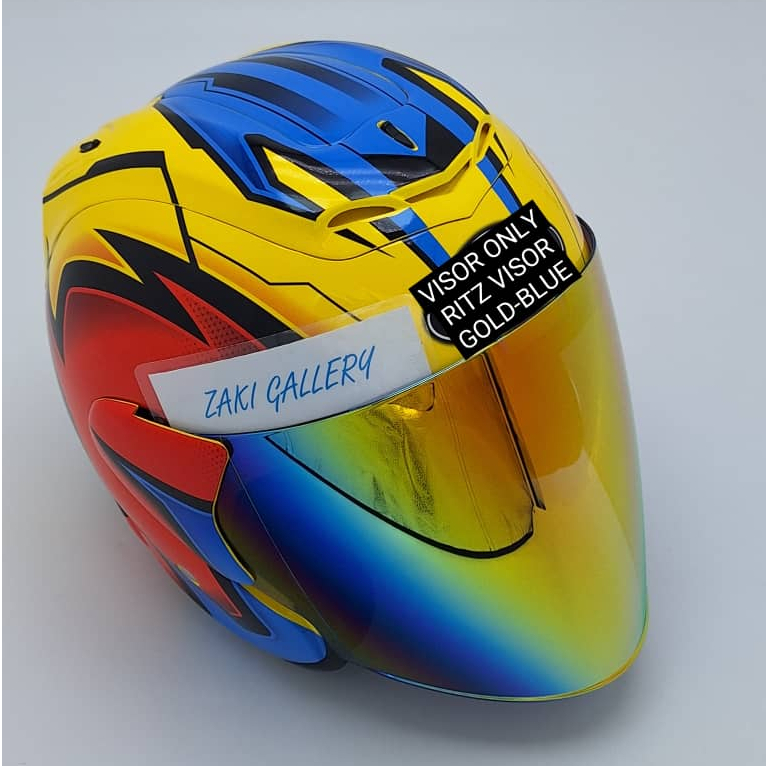 RITZ VISOR AR1 AR3 AR4 AR5 VISOR RITZ PURPLE GREEN GOLDBLUE RED BLUE