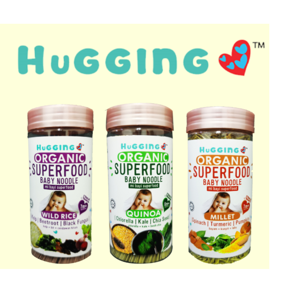 Hugging Love Organic Baby Superfood Baby Noodle (3 Bottle) EXP 03/2027 ...
