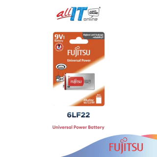 Fujitsu Alkaline Battery Universal Power 9V E Block - 6LF22(1B)FU-A/W-G