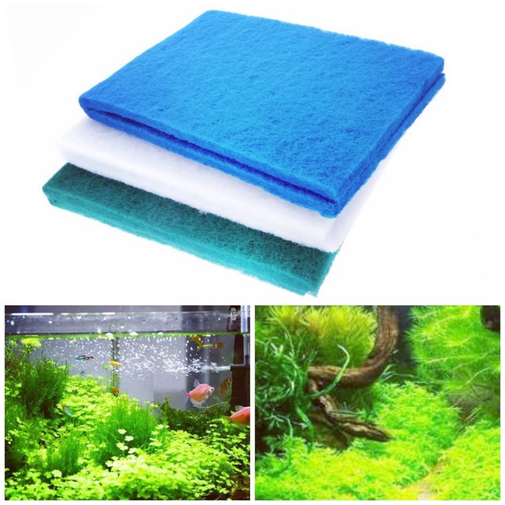 Sobo Top Filter Wool White Aquarium Sponge Span kotoran filter box ...
