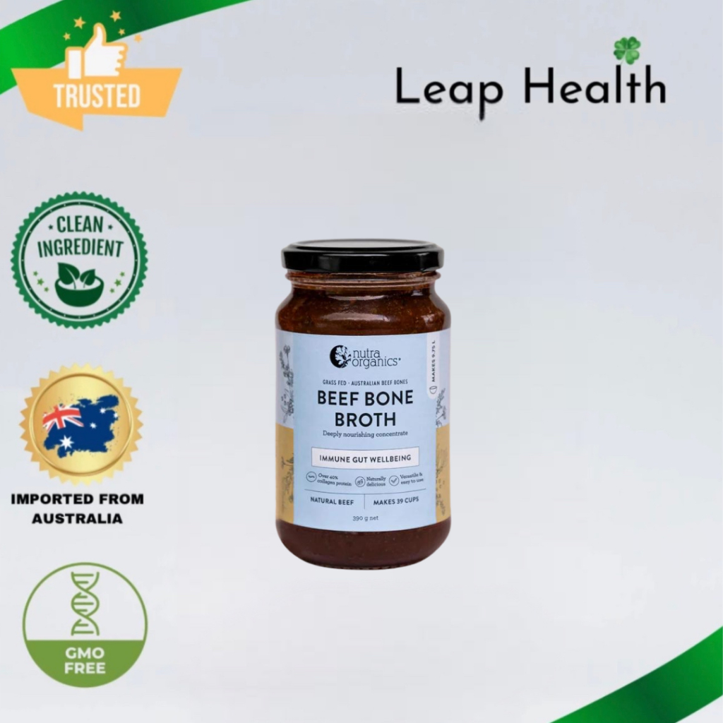 Nutra Organics Beef Bone Broth Concentrate Natural Beef Australian