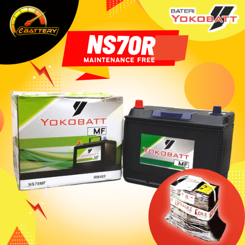 Yokobatt NS70 Battery Maintenance Bateri Kereta Car Battery Waja