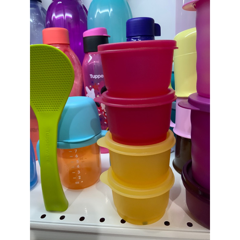 Tupperware Snack Cup 110ml (4pcs) / Cubix Square 110ml (4) | Shopee ...