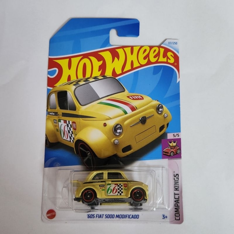Hot Wheels Fiat 500D Modificado - Peanuts Anni 60, Auto Creativa Per Bambini