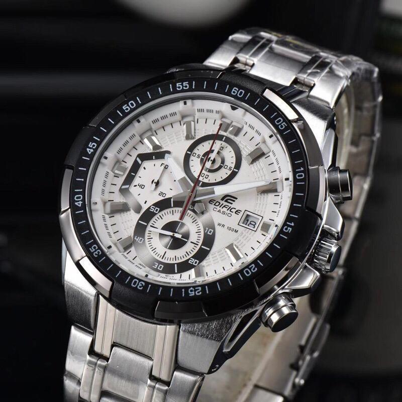 Casio EDIFICE EF-556 STAINLESS STEEL CHRONOGRAPH WATCH FOR MEN