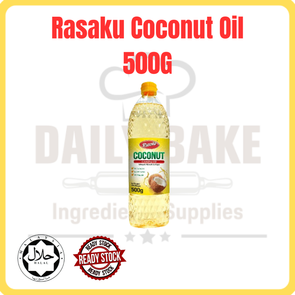 Rasaku Coconut Cooking Oil 500G/Minyak Masak kelapa/椰子油/Ingredients