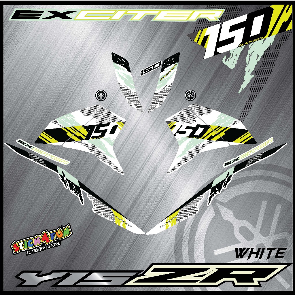 STRIPE MOTOR YAMAHA Y15 /Y15ZR BORD TO RIDE VIETNAM BODY STICKER DESIGN ...