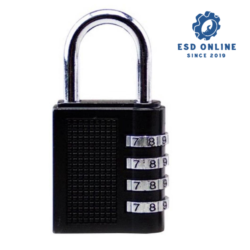 Black Numbering Patlock/Solid Brass Bodied Locks/Travel/Luggage/Keyless ...