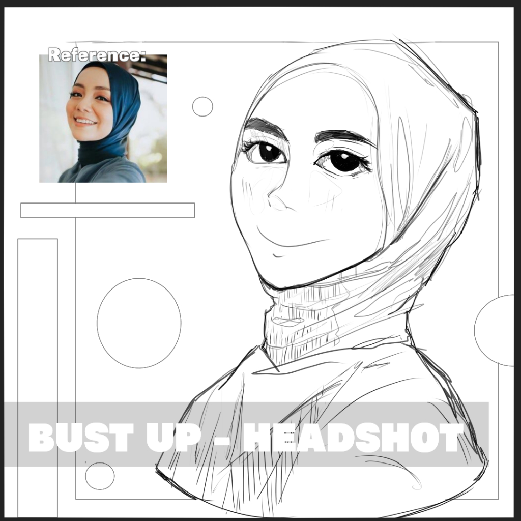 Tempahan lukisan atau Art Commission Lakaran Digital Anime Atau Manga ...