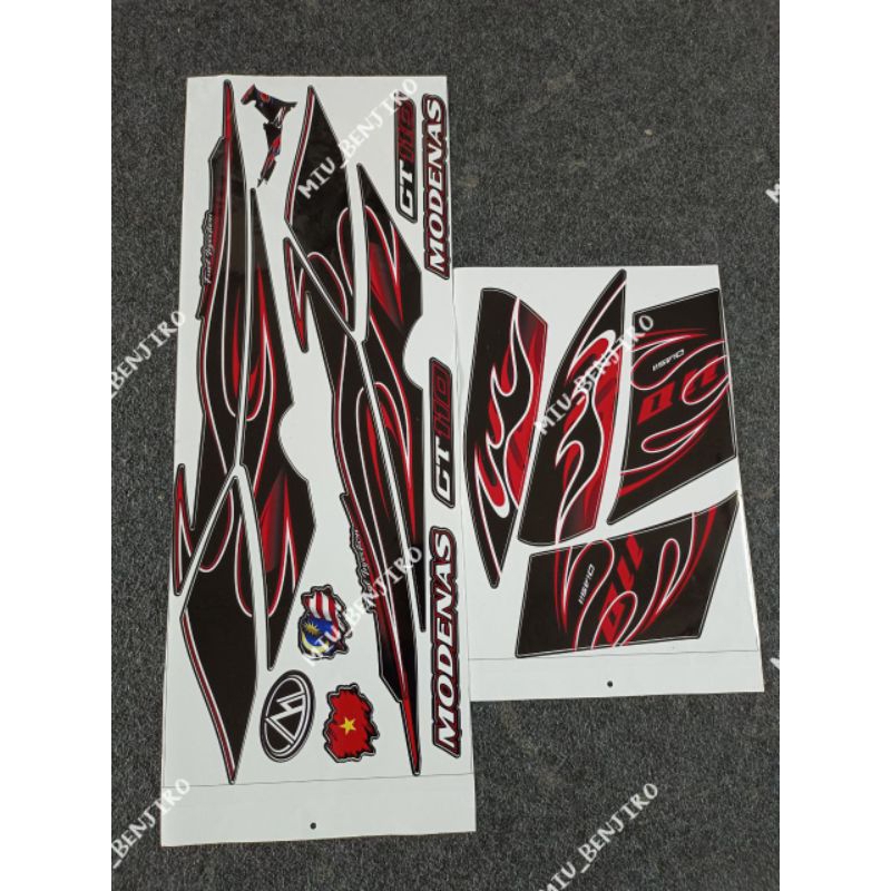 STICKER MODENAS CT100 CT110 API STRIPE CT 100 CT 110 FIRE | Shopee Malaysia
