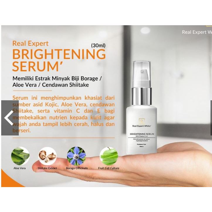 BEST REAL EXPERT WHITE BRIGHTENING SERUM 30ML WITH VITAMIN C AND E ...