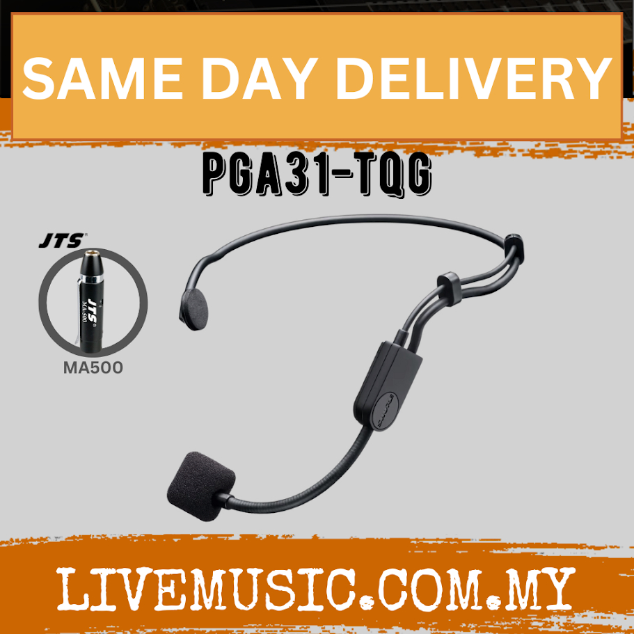Shure PGA31TQG Headset Condenser Microphone With JTS MA500 ( MA500 / PGA31TQG / PGA31 TQG