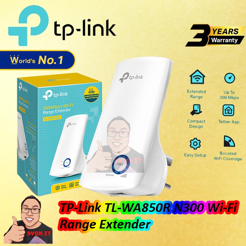 TP-Link TL-WA850RE / TL-WA855RE 300mbps Universal Wireless WiFi ...