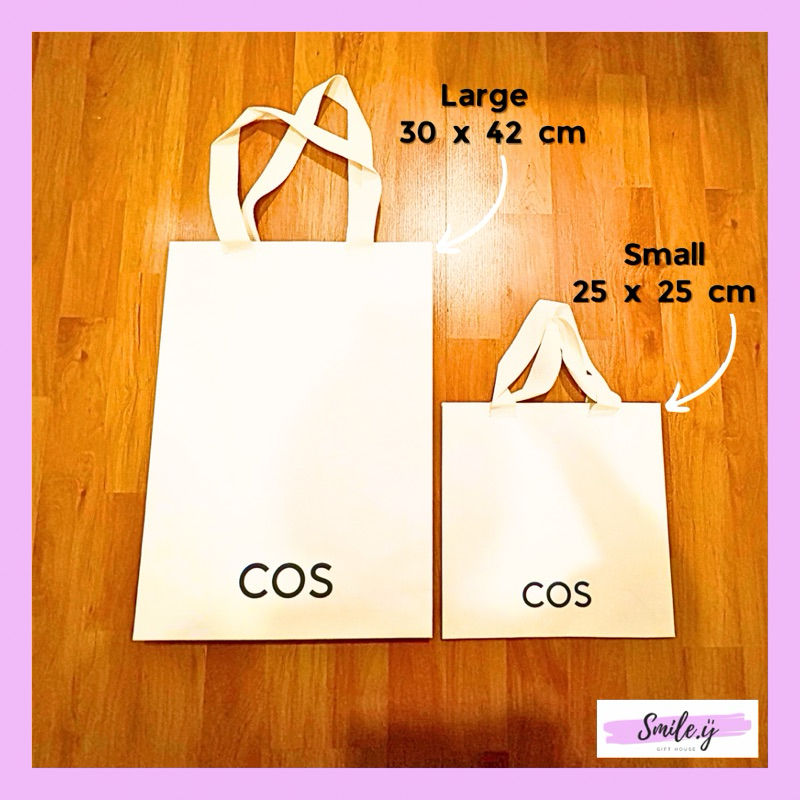 💯 Authentic COS Paper Bag (White) - *Ready Stock* | Shopee Malaysia