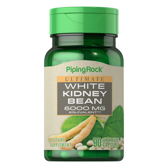 Carbohydrate Blocker, Carb Control White Kidney Bean 6000 mg, 90