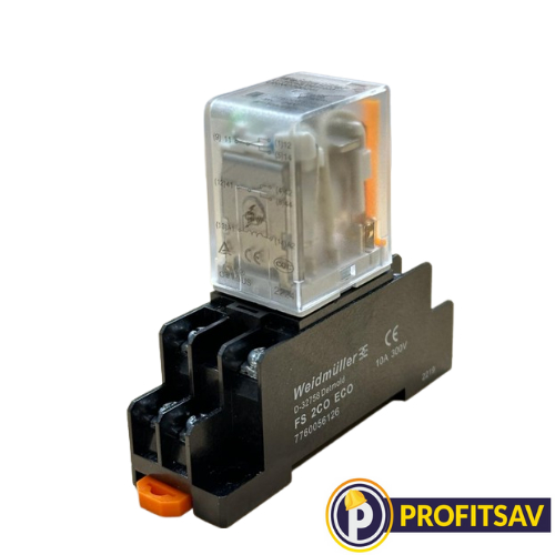 Weidmuller DRM270024L Relay Plug with FS 2CO ECO Relay Socket | Shopee ...