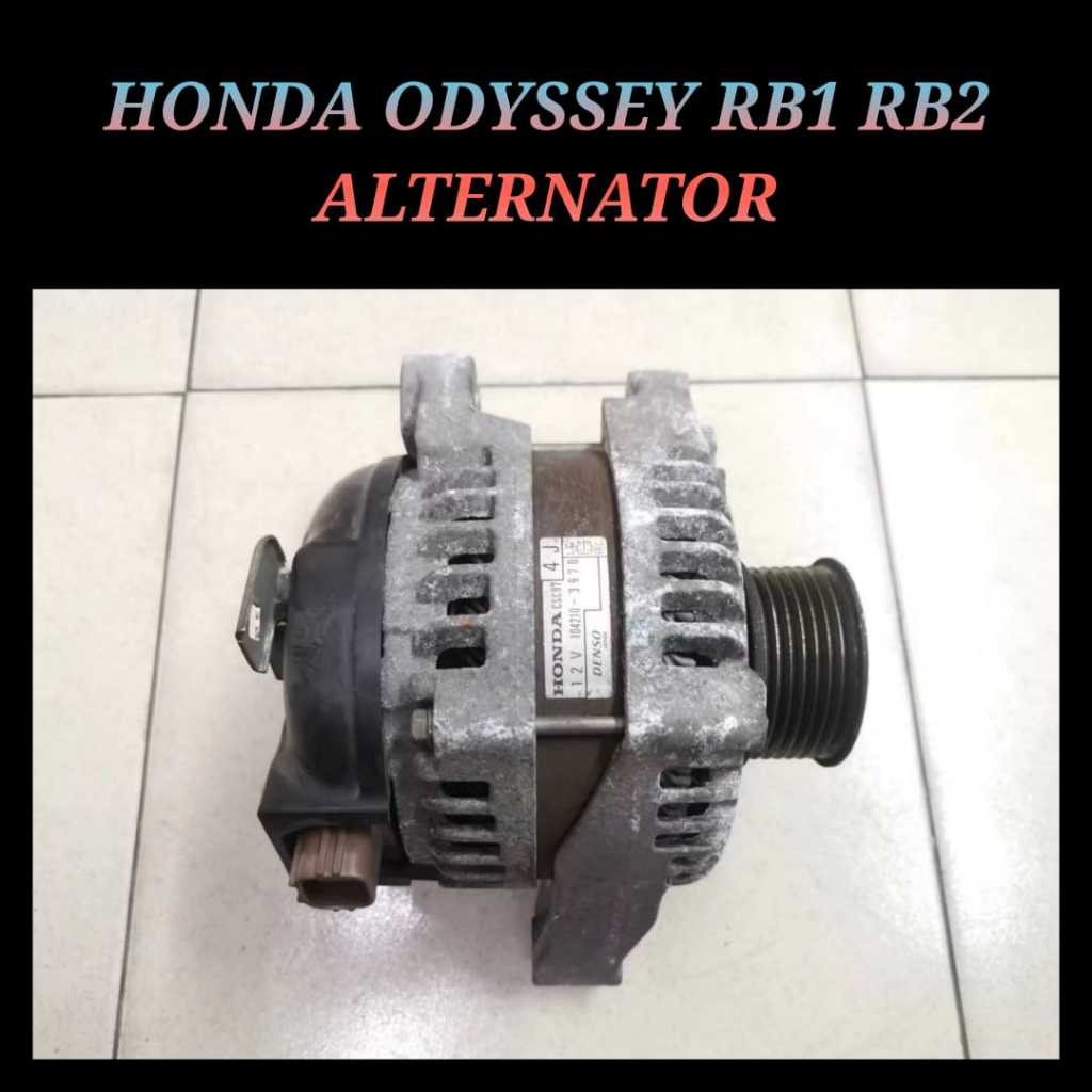 Alternator Honda Odyssey RB1 RB2 K24A 2003 2008 4 Pin Alternator Ori