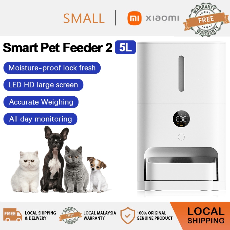 Xiaomi Mijia Smart Pet Feeder 2 Feeder (5L) APP Food Dispenser ...