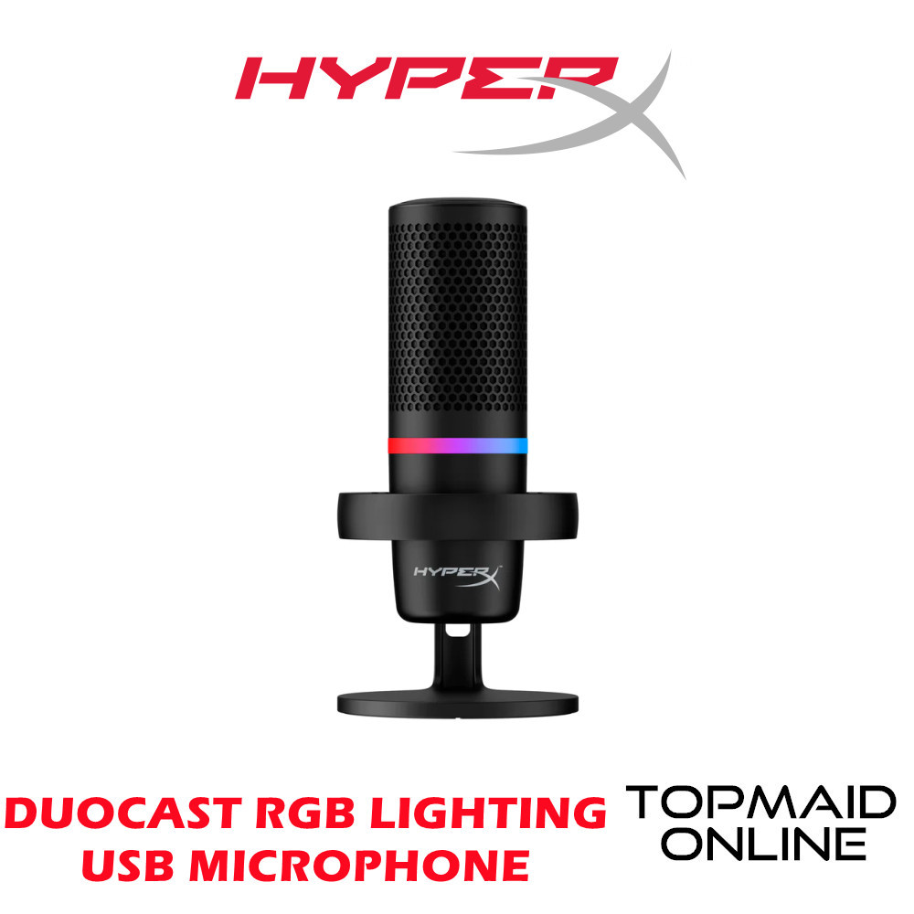 HYPER X DUOCAST RGB LIGHTING USB MICROPHONE | Shopee Malaysia