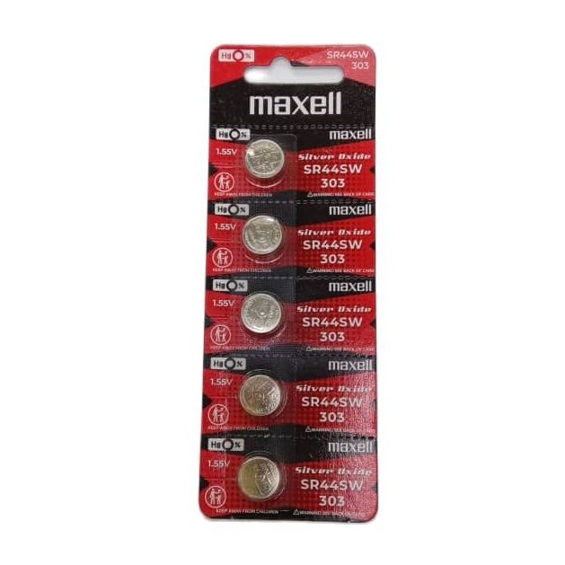 Maxell [SR44SW] Silver Oxide Micro Battery (5pcs/5biji) | Shopee Malaysia