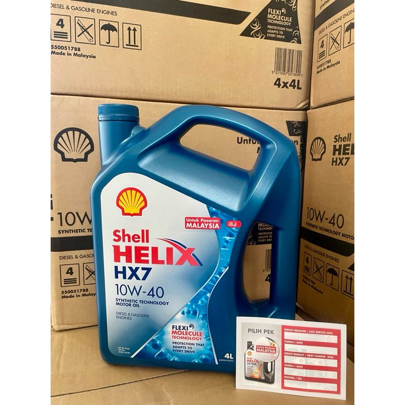 [pasaran malaysia] SHELL HELIX H7 10w40 SEMI SYN HX5 10w30 15W40 ...