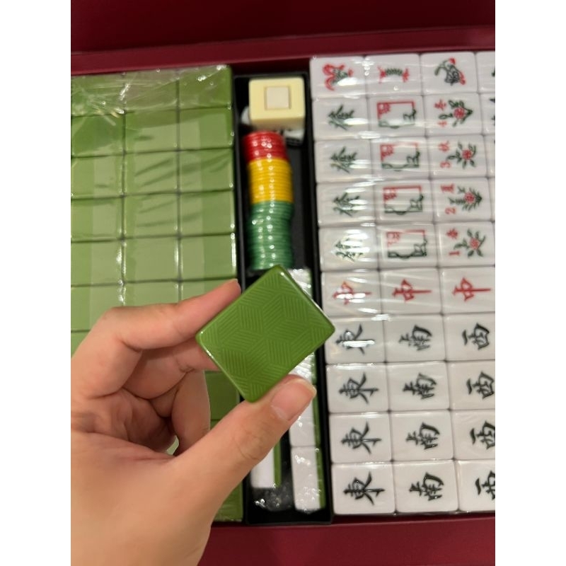 现货mahjong 水晶麻将 MAHJONG 麻将 4人 麻将 168张 / 3人 麻将 88 张 MAHJONG 3 players ...