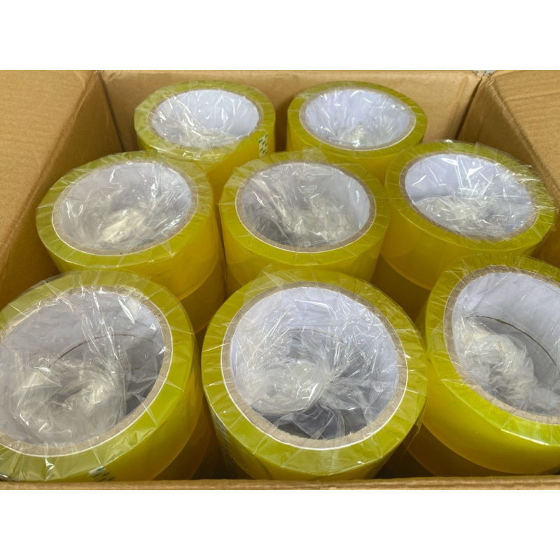 OPP Tape 43mm / 50mm ( 60 / 100 Meter ) 胶带 胶纸 胶带纸 透明胶纸 Yellow Tape ...
