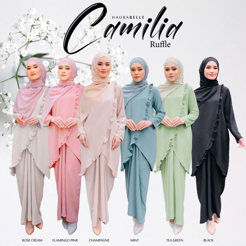 CAMILIA RUFFLE BF FRIENDLY BAJU BRIDESMAID SEDONDON | Shopee Malaysia