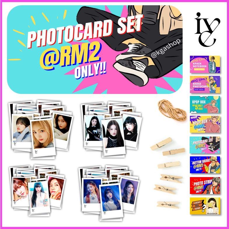 [IVE] PHOTOCARD SET KPOP IVE MINE ELEVEN FULL SET GROUP MEMBER | Shopee ...