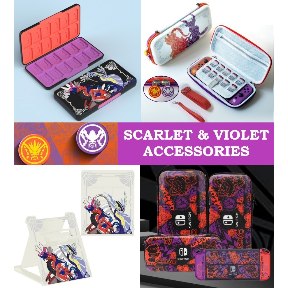 Nintendo Switch Pokemon Scarlet Violet Accessories Protective Case ...