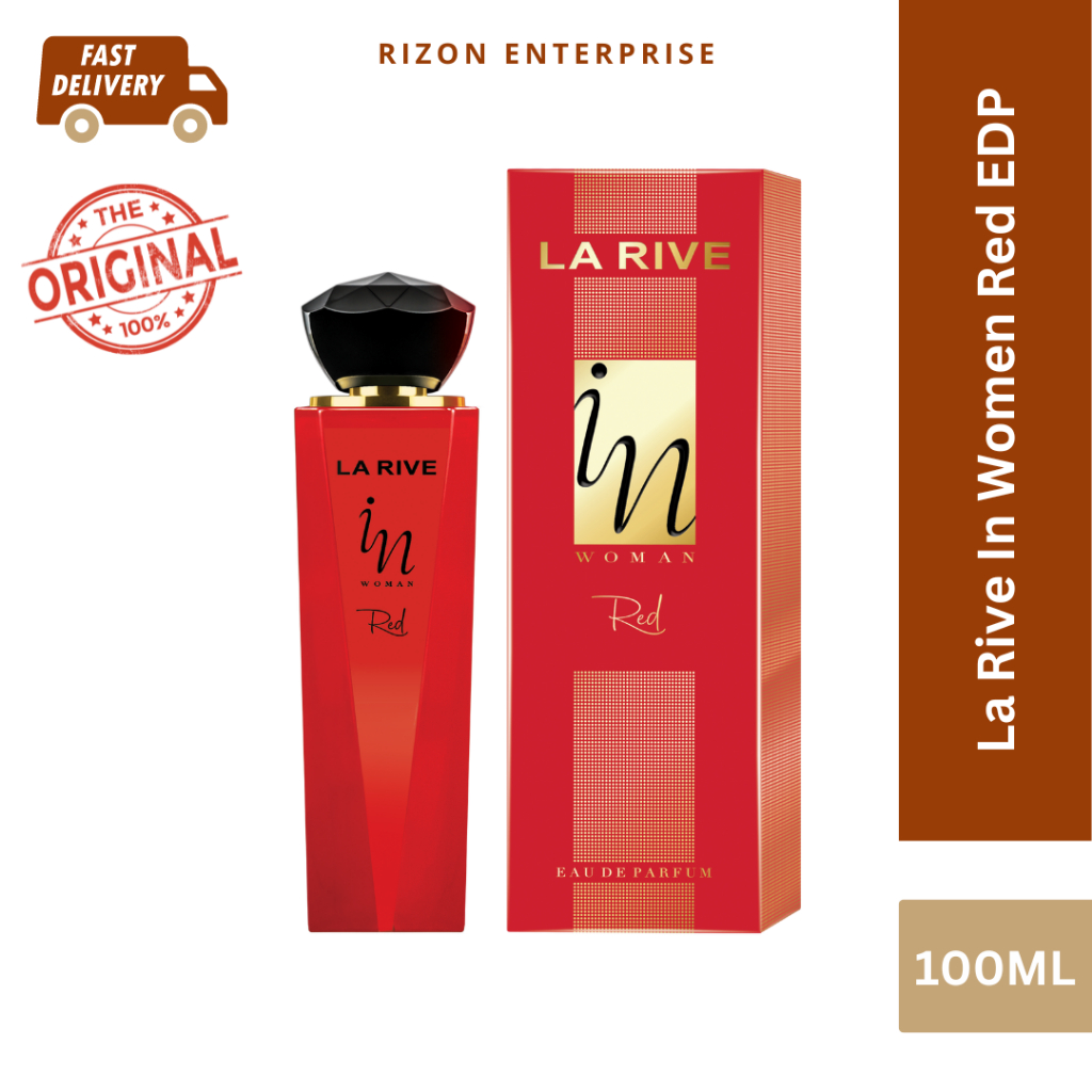 [Original] LA Rive In Woman Red EDP 90ML For Women | Shopee Malaysia