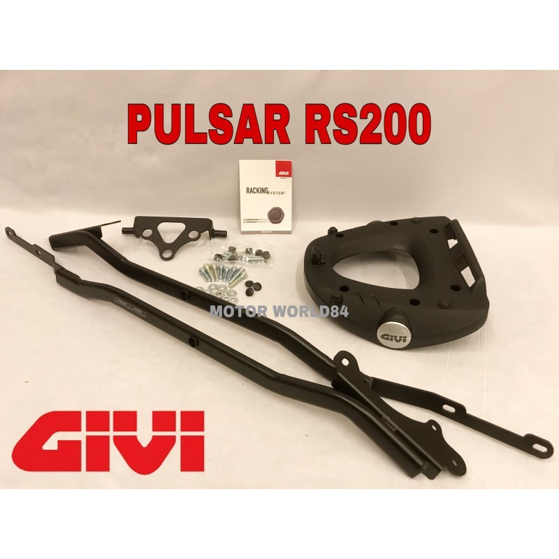 100% ORI } PULSAR RS200 MONORACK GIVI J HEAVY DUTY RACK HRV MONORACK ...