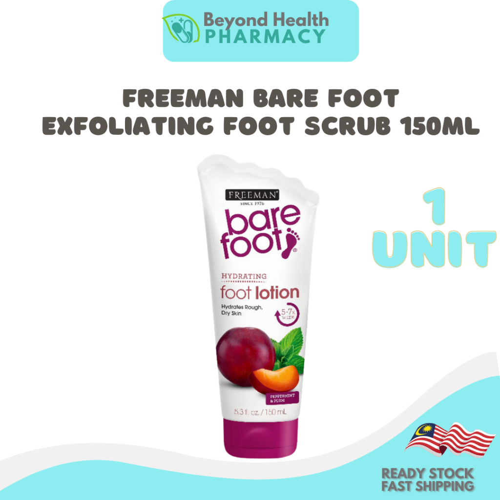 FREEMAN BARE FOOT EXFOLIATING FOOT SCRUB 150ML (EXP 31.12.2024) Shopee Malaysia