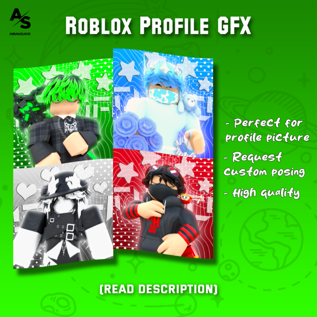 R-o-b-l-o-x GFX For Profile (Read Description) | Shopee Malaysia