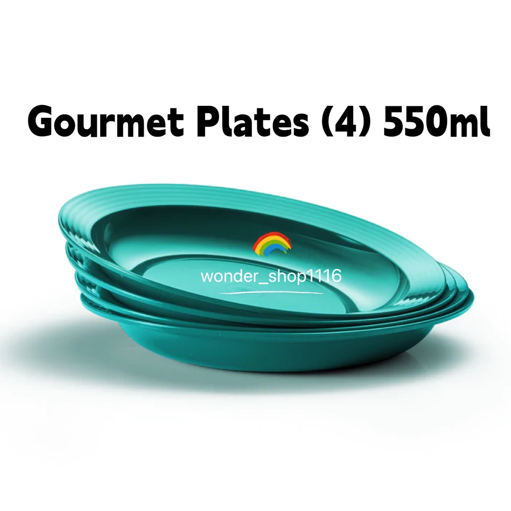 Tupperware Gourmet Plates 550ml (4pcs) | Shopee Malaysia