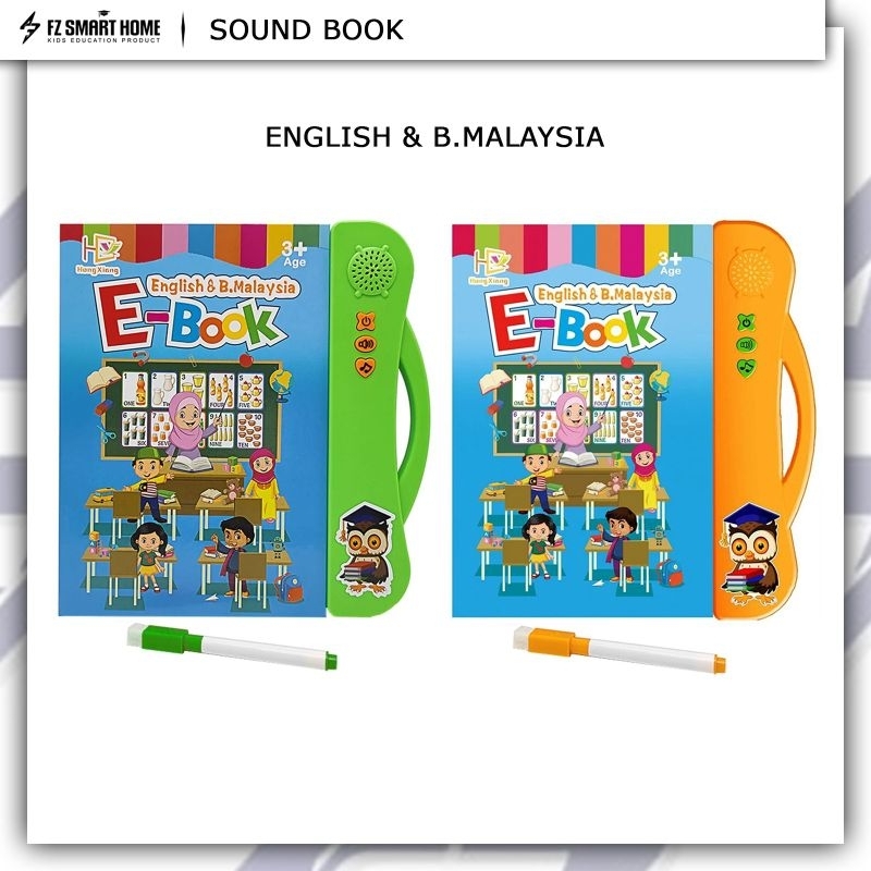Buku berbunyi Sound Books Bahasa Melayu dan Bahasa English Shopee Malaysia