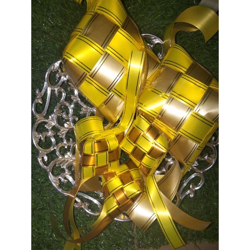 KETUPAT RIBBON PELBAGAI WARNA KETUPAT HIASAN KETUPAT REBEN | Shopee ...