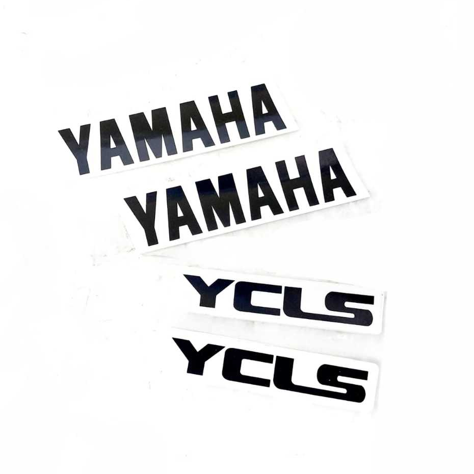 Stickers YAMAHA YCLS (4in1) Black | Shopee Malaysia