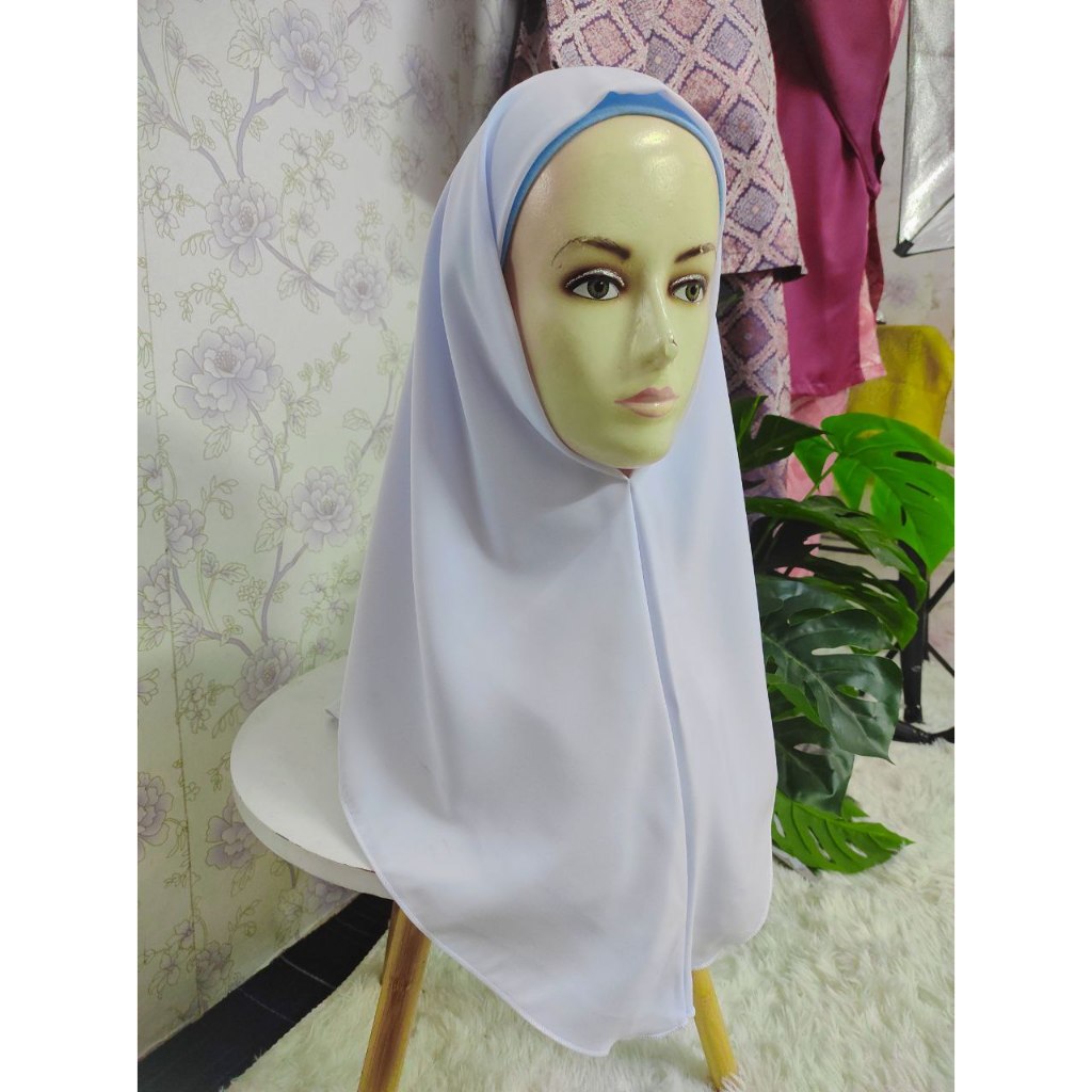 LINAS FASHION | TUDUNG SEKOLAH 2 LAPIS KOSHIBO / TUDUNG SEKOLAH ...