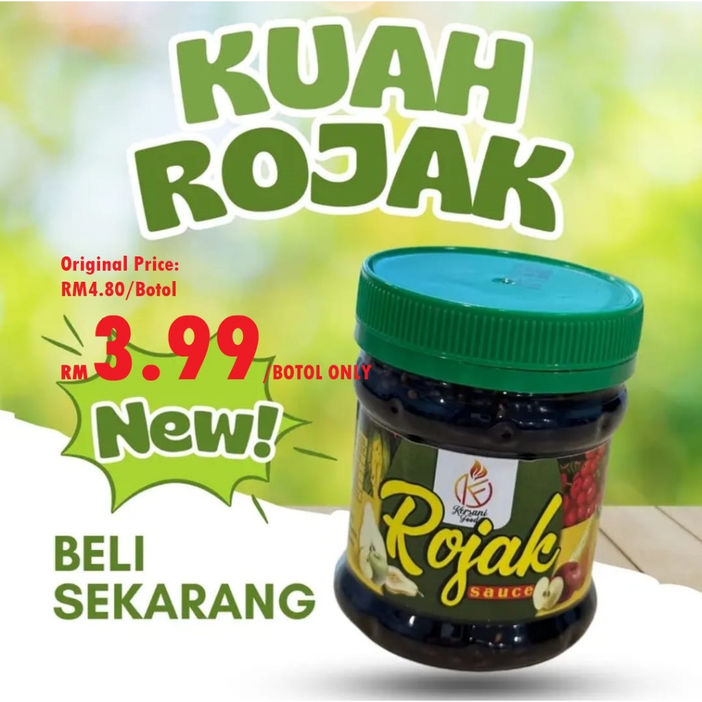 KUAH ROJAK by KERSANI SAMBAL 230g | Instant Kuah Rojak Ready to Eat ...