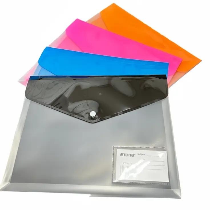 A4 ENVELOPE FILE WITH BUTTON (804E)Random Colour | Shopee Malaysia
