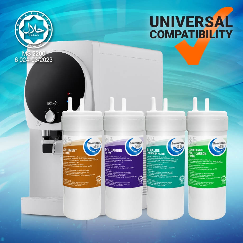 Enhanced Water Filter SAEMMUL 6" Stage Set UType Advanced Filtration