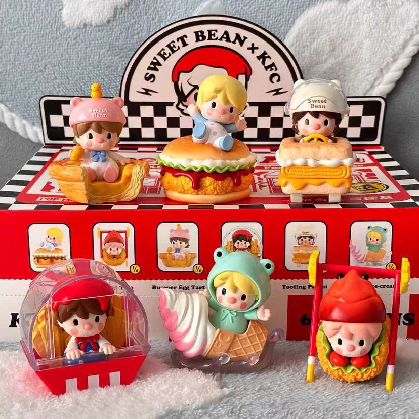 READY STOCK ♥现货小甜豆肯德基Pop Mart Sweet Bean KFC系列