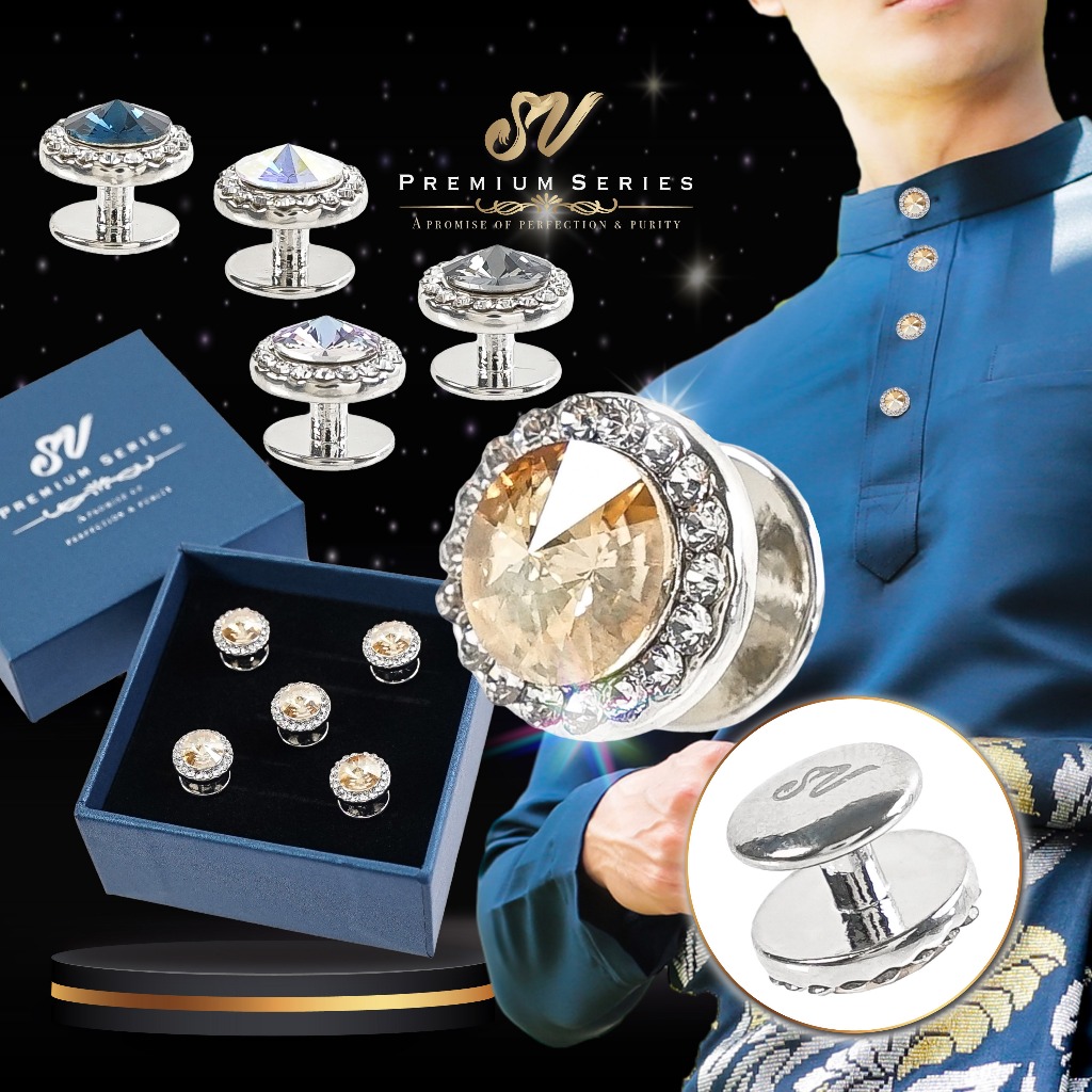 Butang Baju Melayu Uniq Clothes Button 1 Set ( 5 Pcs ) For Men Butang ...