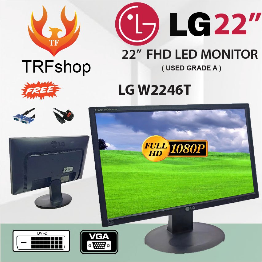 22 Inch LED Monitor Refurbished Grade A ( All Branded ) | Shopee Malaysia