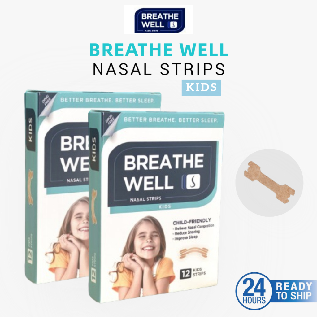 Breathe Well Nasal Strip (Kids) Breathe Right Nose Strip 12's Shopee