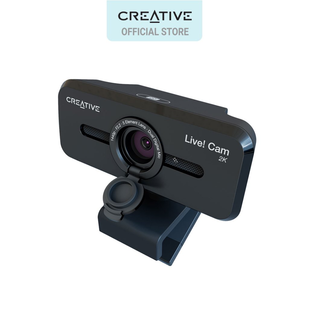 Creative Live! Cam Sync V3 2K QHD Webcam with 4X Digital Zoom and Built-in  Mics